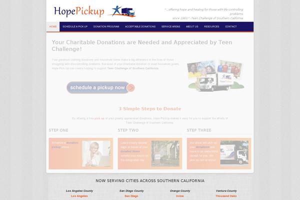Clarion theme site design template sample