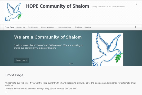 evolve theme site design template sample