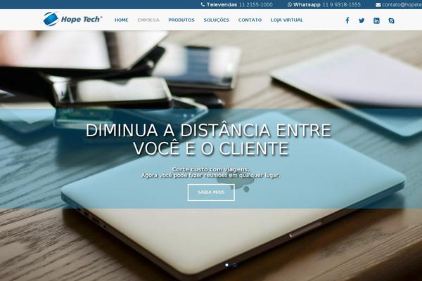 Total theme site design template sample