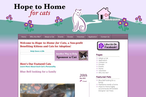 A little touch of purple theme site design template sample