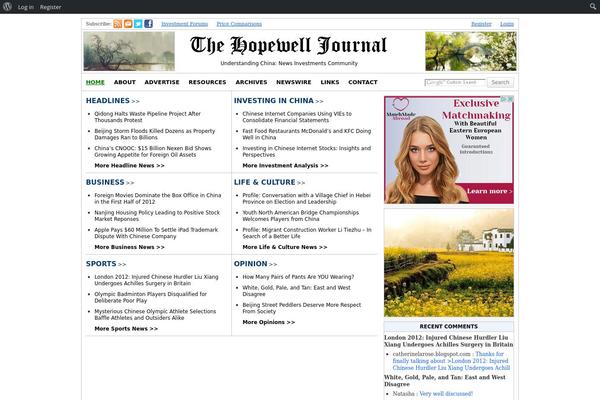 Site using BNS Featured Category plugin