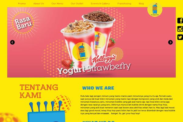 Vertex theme site design template sample