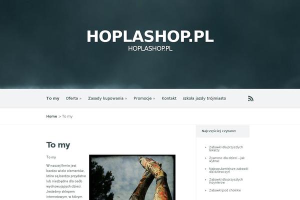 Harmony theme site design template sample