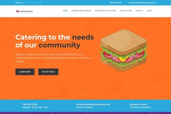 hopmeals.com site used Seo-company-parent