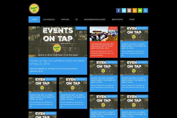 Surfarama theme site design template sample