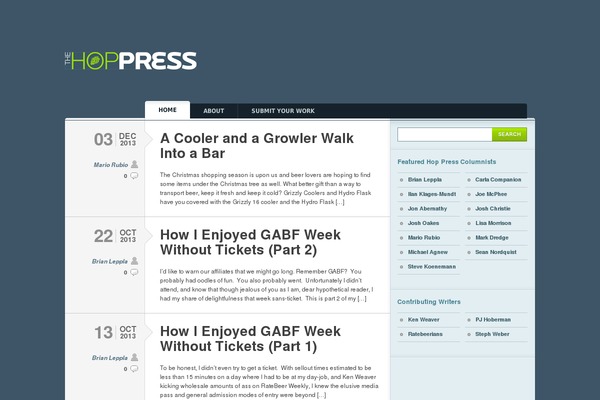 Typebased theme site design template sample