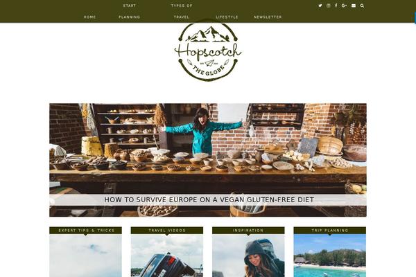 Fonts theme site design template sample
