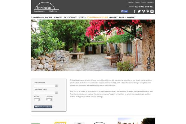 HotelBooking theme site design template sample