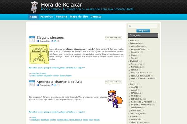 Evolution theme site design template sample