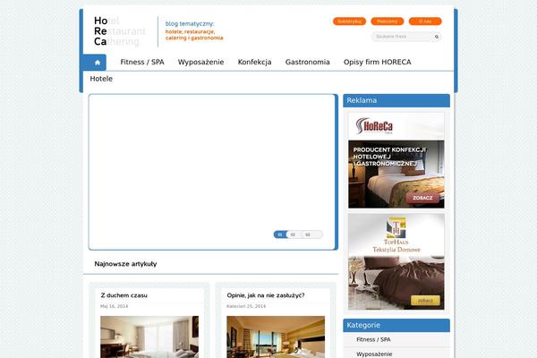 Tribune theme site design template sample