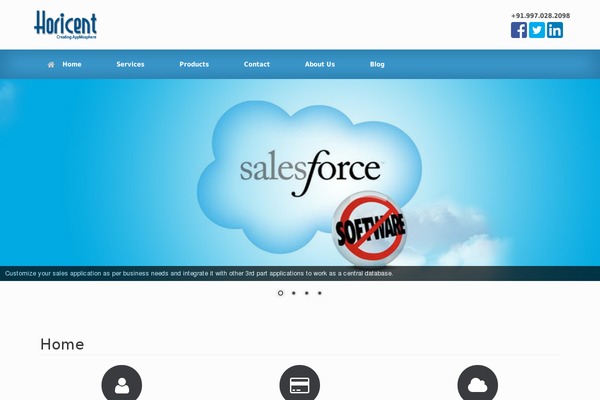 Vantage theme site design template sample