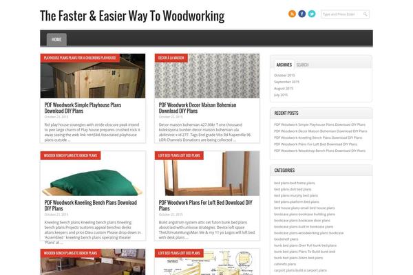 Pressimo theme site design template sample
