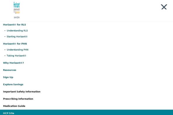 horizant.com site used Horizant