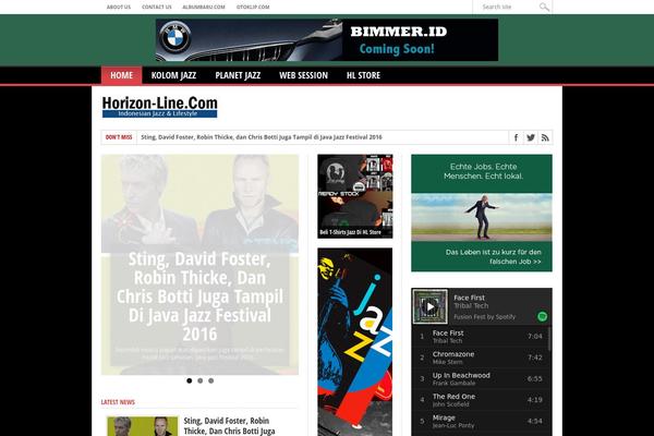 Max Mag theme site design template sample