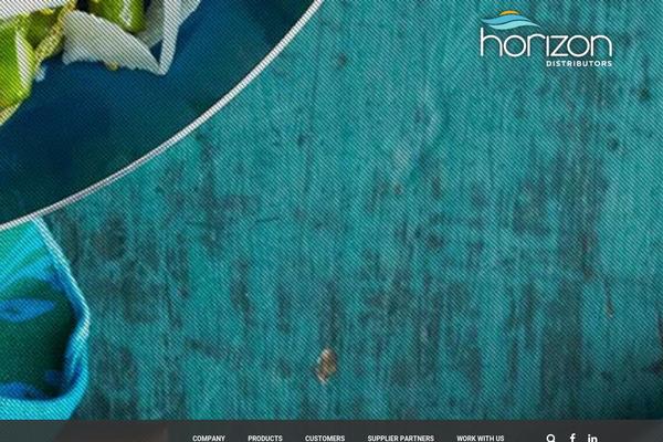 Horizon theme site design template sample