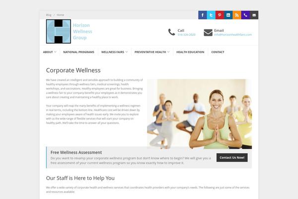 CoWorker theme site design template sample