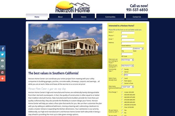 horizonhomecenter.com site used Horizon