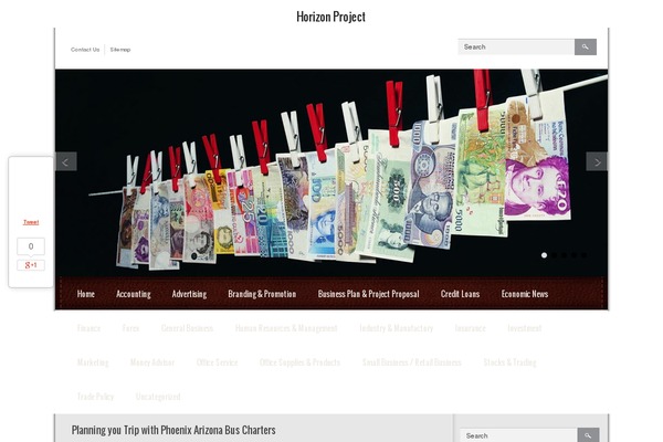 horizonproject.us site used Businessidea
