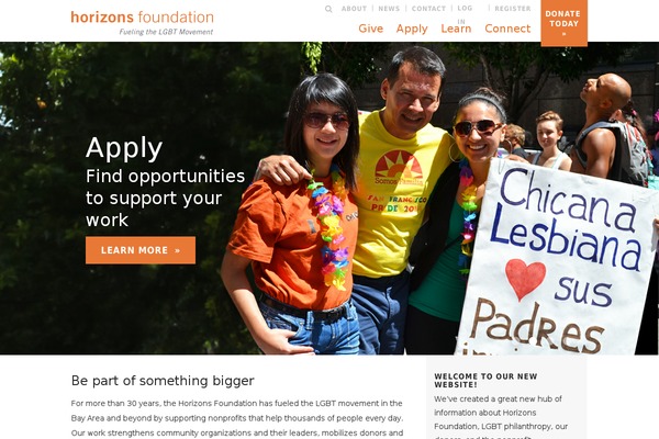 horizonsfoundation.org site used Horizons