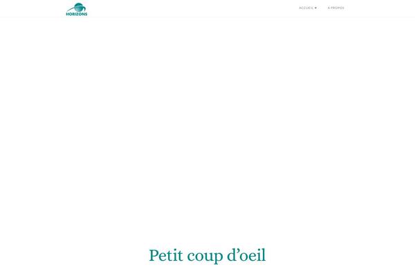 X Child theme site design template sample