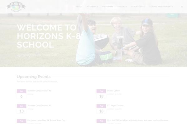 Canvas theme site design template sample