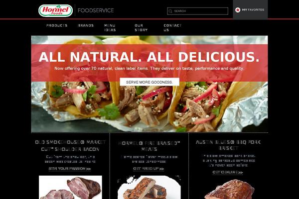 hormelfoodservice.com site used Hormelfoodservice-child