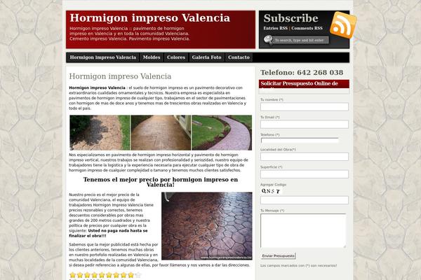 ModXBlog theme site design template sample