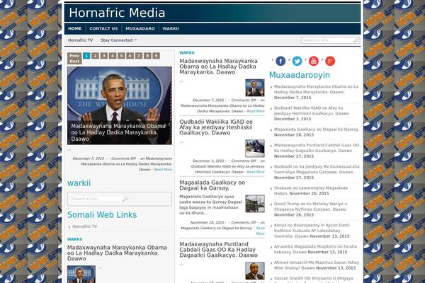 Transcript theme site design template sample