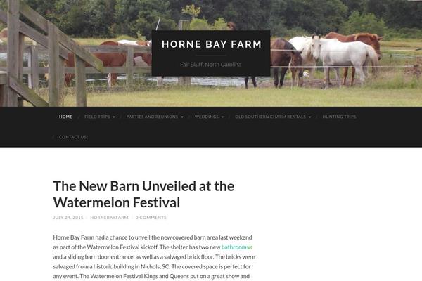 Hemingway theme site design template sample