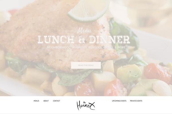The Flavour theme site design template sample