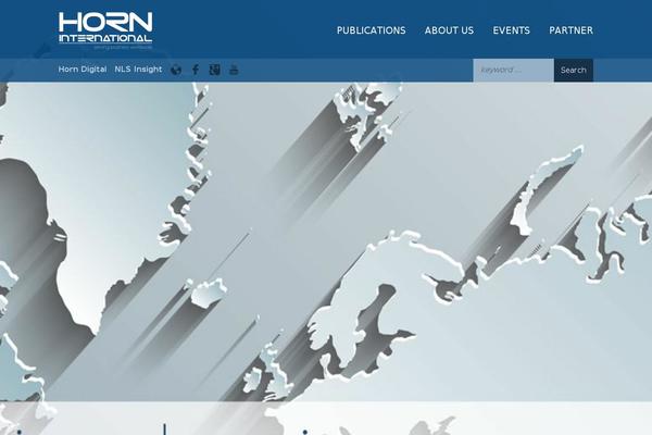 horn theme websites examples