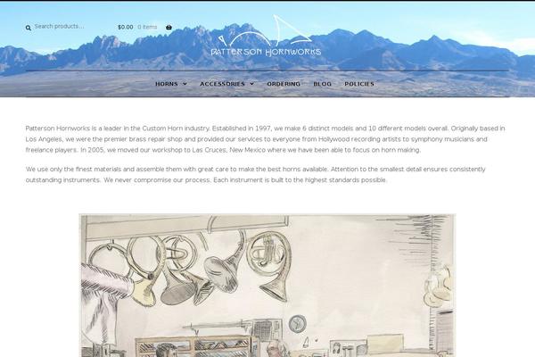 Site using Storefront-parallax-hero plugin