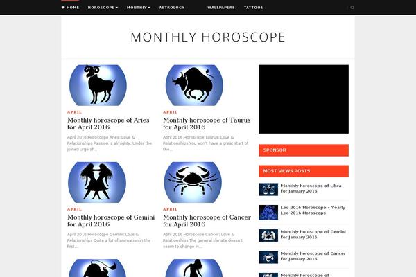Smartzine theme site design template sample