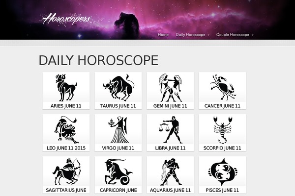 horoscopers.net site used Mygrid