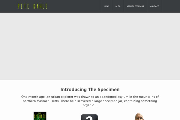 Ikaros theme site design template sample