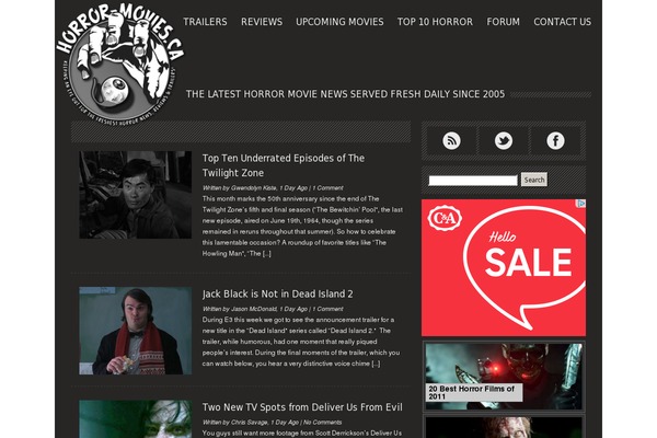 Insights theme site design template sample