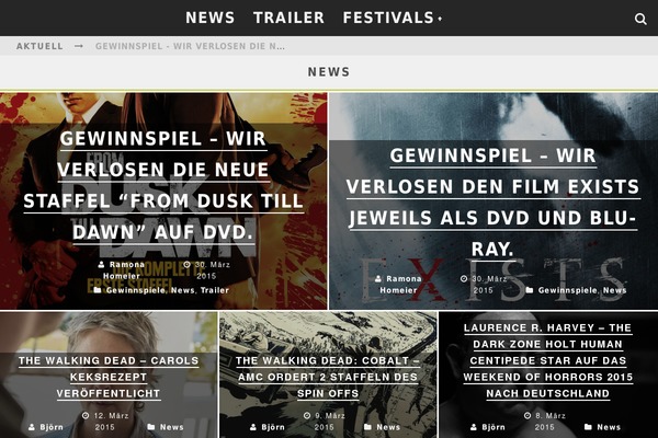 Valenti theme site design template sample