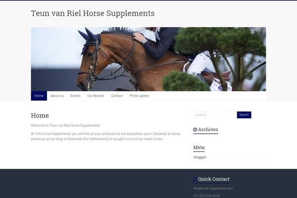 Accelerate theme site design template sample