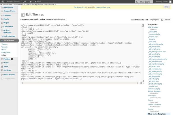 Couponpress theme site design template sample