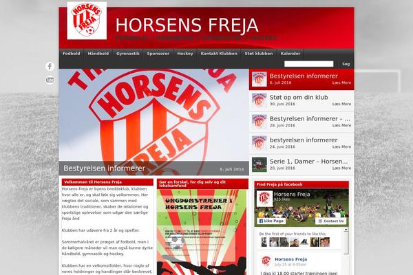 horsensfreja.dk site used Footballclub-2.2.1