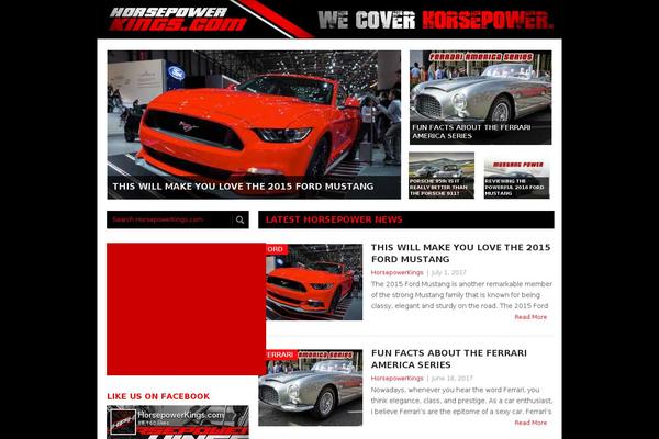 Newspaper theme site design template sample