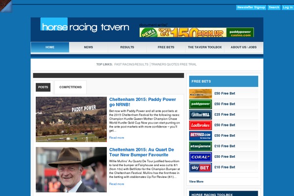 horseracingtavern.com site used Hrt