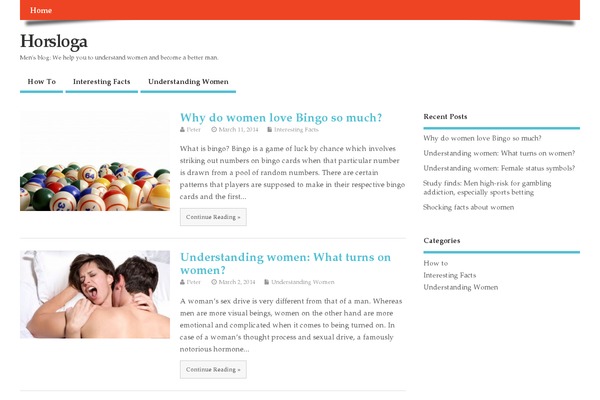 MesoColumn theme site design template sample