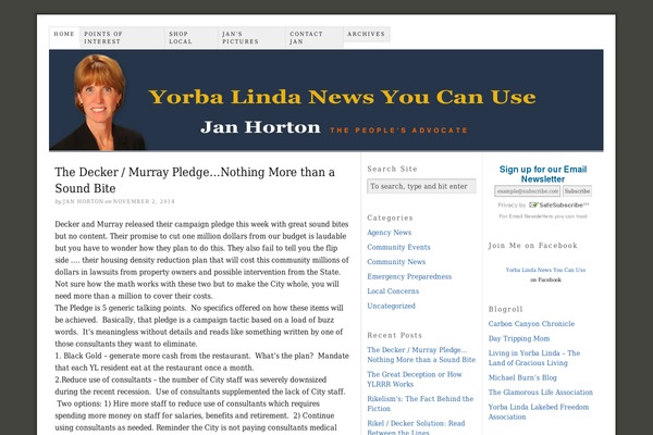 horton4yl.com site used Thesis 1.6