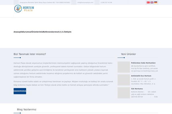 Denge theme site design template sample