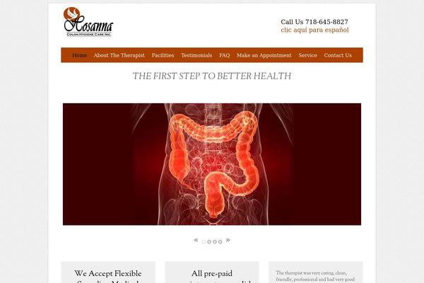 Elemin theme site design template sample