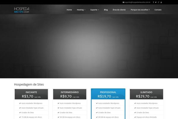 MaxHost theme site design template sample