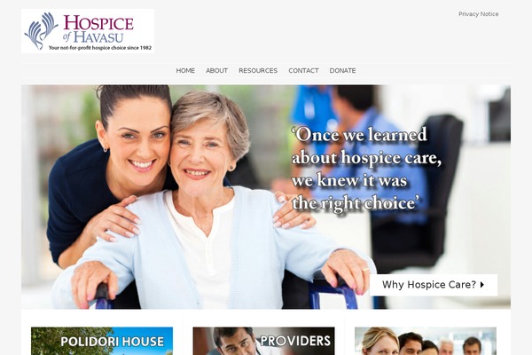 hospicehavasu.org site used Stay-wpcom