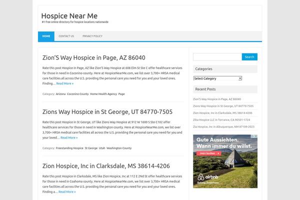 Iconic One theme site design template sample