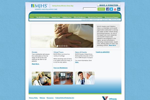 hospice theme websites examples